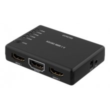 DELTACO HDMI switch 5in-1out, 4k in 60Hz...