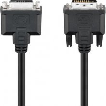 Goobay 50855 DVI cable 2 m DVI-D Black