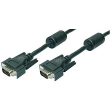Logilink 5m VGA VGA cable VGA (D-Sub) Black
