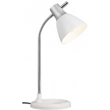 Brilliant Jan table lamp E27 Silver, White