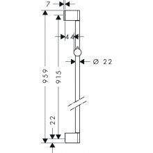 Hansgrohe Unica Croma 90 cm, 26506000