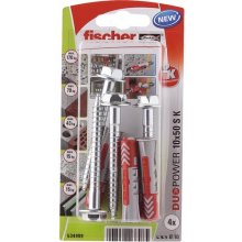 Fischer DUOPOWER 10 x 50 S with screw