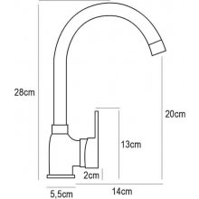 PYRAMIS BELLO granite faucet vanilla