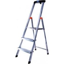 Krause Safety kokkupandav ladder hõbedane