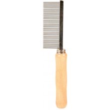 TRIXIE Comb medium wood/metal 18 cm