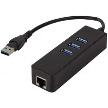 Logilink USB 3.0 HUB 3-Port mit Gigabit...