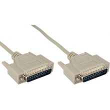 INLINE serial cable molded DB25 male / male...
