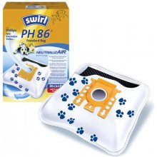 Swirl Dust bags MicroPor PET S-bag, 4 bags+1...
