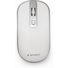 GEMBIRD MOUSE USB OPTICAL WRL WHITE/SILVER...