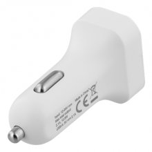 DELTACO Car Charger, 12-24V, 2.1A 10W...