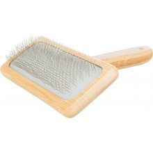 Trixie Soft brush, bamboo/metal, 12 × 15 cm