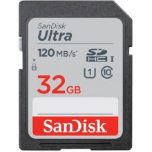 Флешка SANDISK Ultra 32 GB SDHC UHS-I Class...