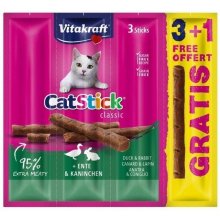 Vitakraft CatStick Duck with rabbit - cat...