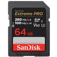Mälukaart SANDISK PRO 64GB V60 UHS-II SD...