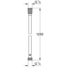 Grohe Silverflex 1250mm., 1/2 x1/2 28362001