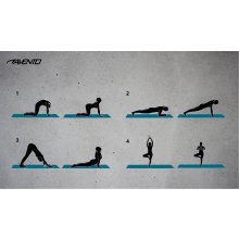 Avento Yoga 42MA 160x60x0,7cm Black