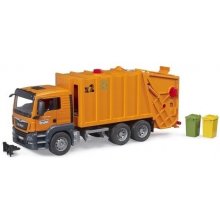 BRUDER MAN TGS garbage truck with rear...
