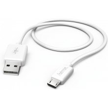 Hama Kaabel USB A - USB micro, 1,4m, valge