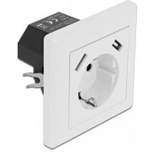 DeLOCK Wall Socket with 2 x USB Type-A...