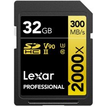 Флешка Lexar Professional 2000x 32 GB SDHC...