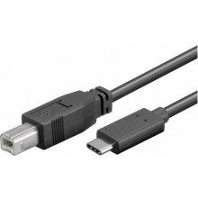 Goobay USB 2.0 USB Type-C kabel 1m Sort