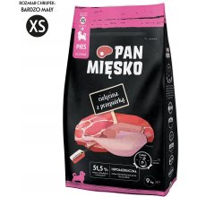 PAN MIĘSKO Veal with quail XS - dry food for...