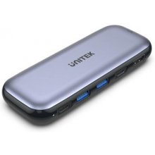 UNITEK uHUB H6 USB Type-C 10000 Mbit/s Grey