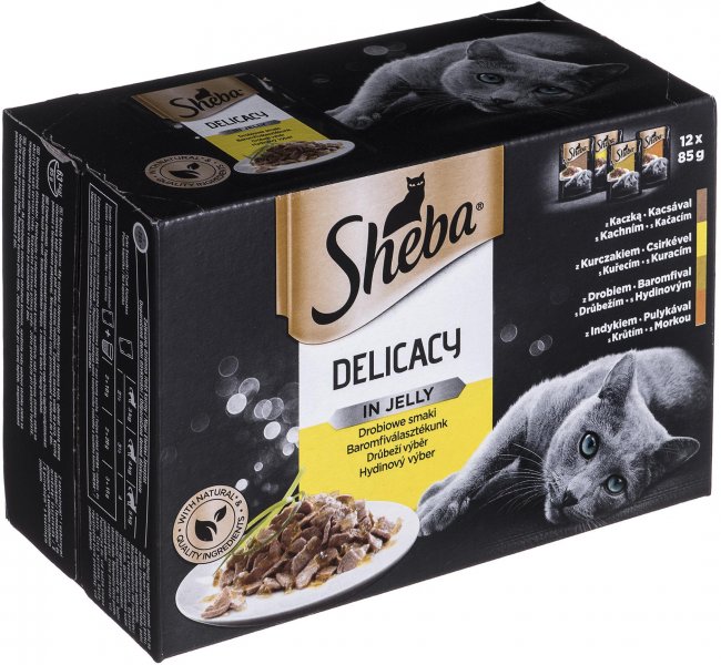 Sheba - Delicacy - Cat - Chicken Flavors in Jelly - 12x85 g - Pets24.ee