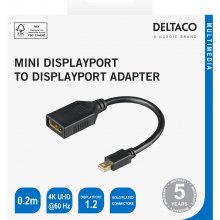 Deltaco DisplayPort - miniDisplayPort...