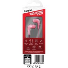 Energizer Wired headphones 3,5 mm jack pink