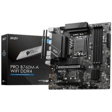 MSI PRO B760M-A WIFI DDR4 motherboard Intel...