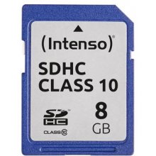 Intenso 3411460 memory card 8 GB SDHC Class...