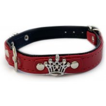 HIPPIE PET Collar with metal crowns 1.2x30...
