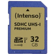 Mälukaart Intenso 32GB SDHC UHS-I Class 10