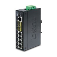 PLANET Industrial L2+ 4-Port 10/100/1000T +...