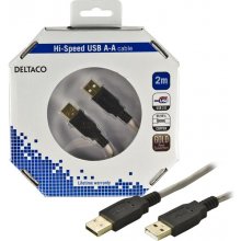 DELTACO Cable USB 2.0 "A-A", 2.0m...
