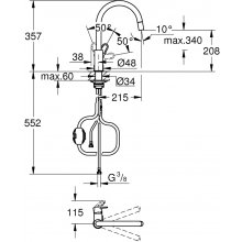 Grohe BauFlow single lever kitchen sink...