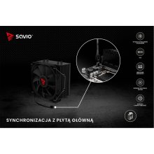 SAVIO CPU COOLING VORTEX X2 BL