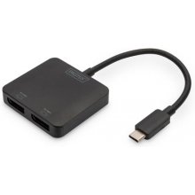 DIGITUS 2-Port MST Video Hub (USB-C™ -> 2x...