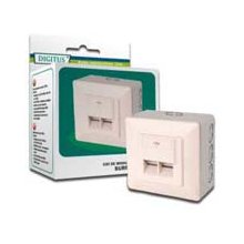 DIGITUS CAT5E MODULAR WALL OUTLET SHIELDED