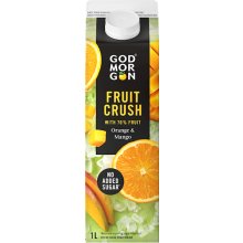 GOD MORGON Fruit Crush apelsin-mango 1000ml...