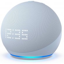 Amazon Echo Dot 5 Blue with clock