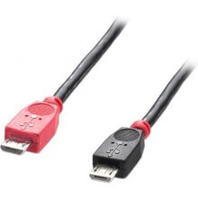 LINDY CABLE USB2 MICRO-B OTG 0.5M/31758