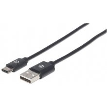Manhattan USB Kabel 2.0 C -> A St/St 1.00m...