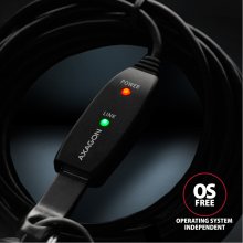 AXAGON ADR-207 USB 2.0 A-M - A-F akt. 7m...