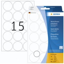 Herma Seal Labels transparent 32 16 Sheets...