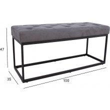 Home4you Pink BRIGITE 100x35xH47cm, hall...