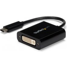 StarTech.com USB C to DVI Adapter - Black -...