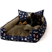 Go Gift Dog and cat bed L - brown - 90x75x16...