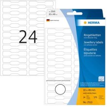 HERMA Jewellery Labels 10x49 25 Sheets...